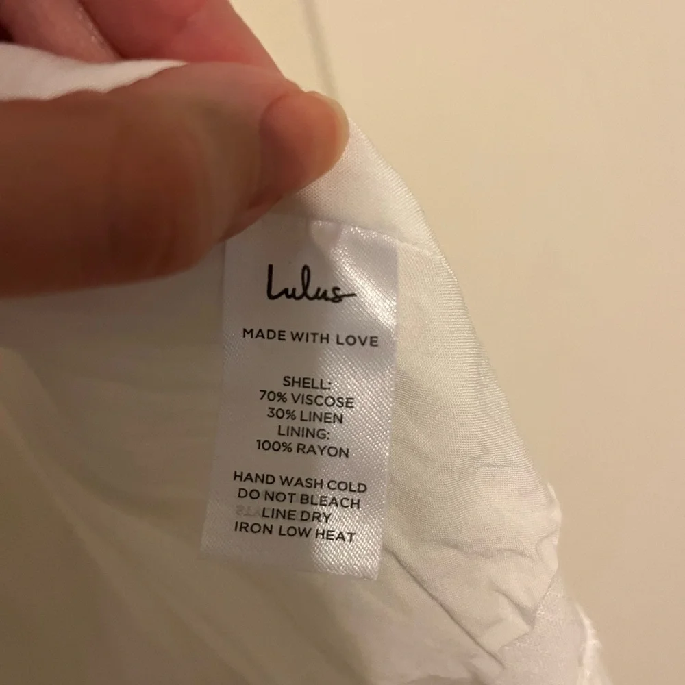 Ivory Lulu’s Ruffle Mini Dress - Picture 6 of 9